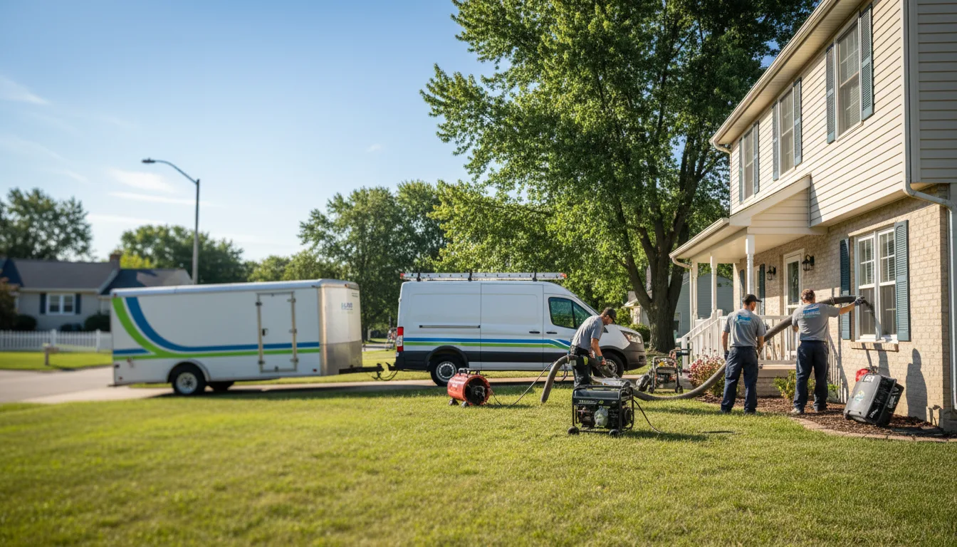 Flooded Basement Restoration And Cleanup With Repair in Bowdon, ND near me